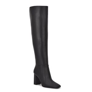 Black Nine West Block Heeled Boots
